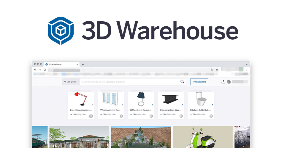 SketchUp – 3D Warehouse 模型檔案下載版本說明